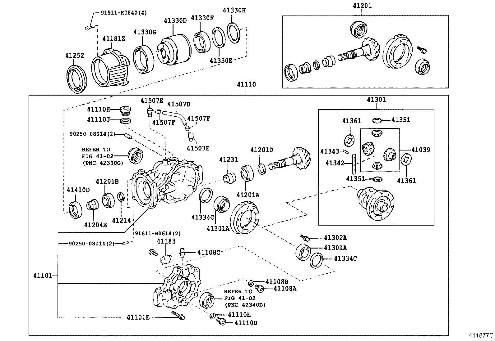 Rear Axle Housing Differential