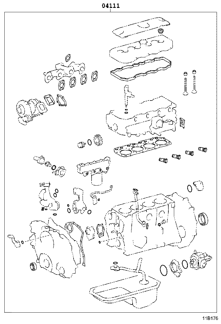 Engine Overhaul Gasket Kit