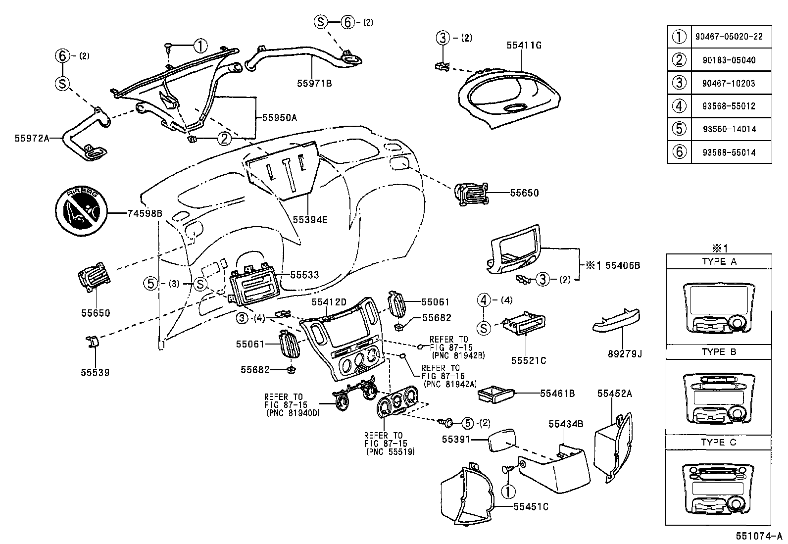 Instrument Panel Glove Compartment