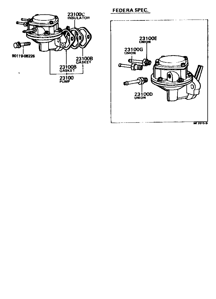 Fuel Pump & Pipe