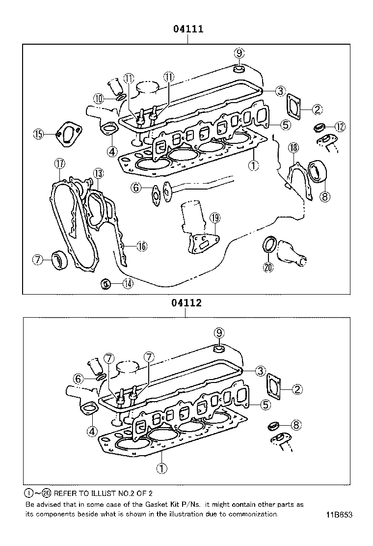 Engine Overhaul Gasket Kit