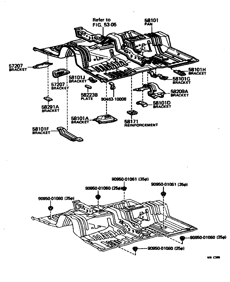 Floor Pan & Lower Back Panel