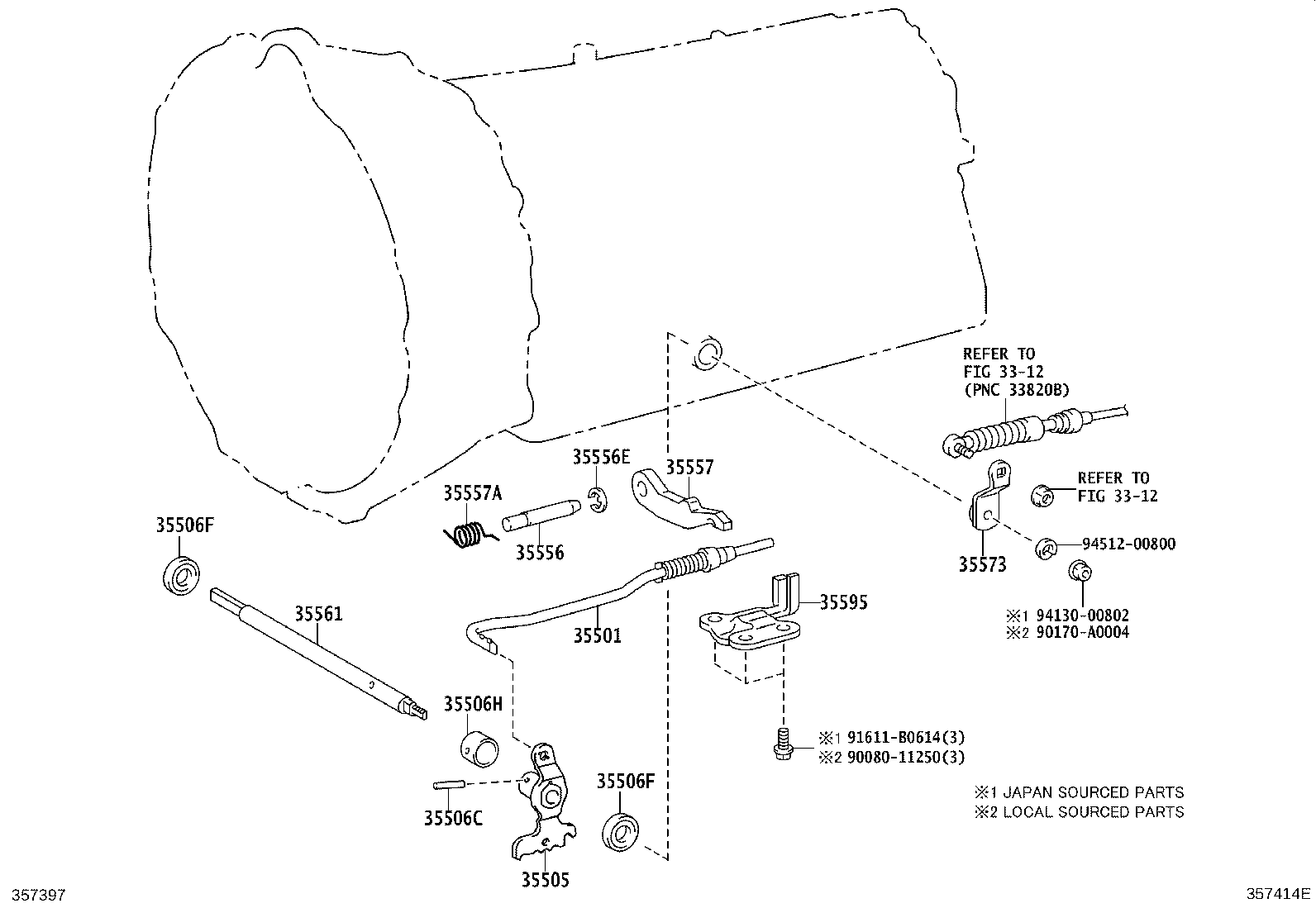 Throttle Link & Valve Lever