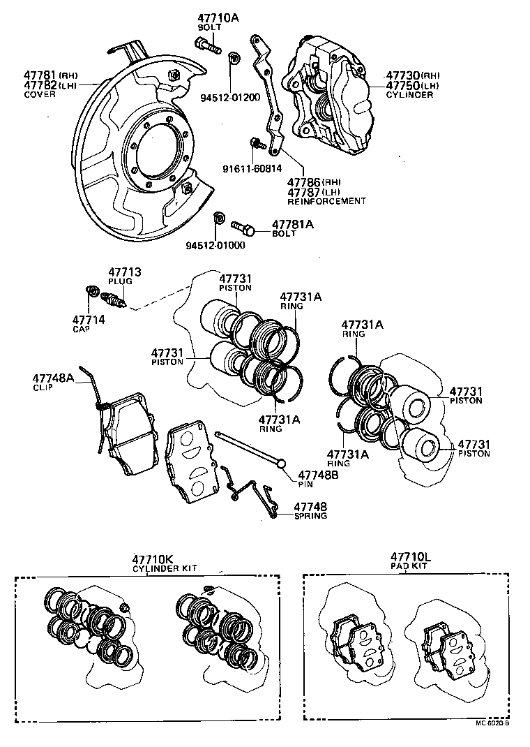 Front Disc Brake Caliper Dust Cover