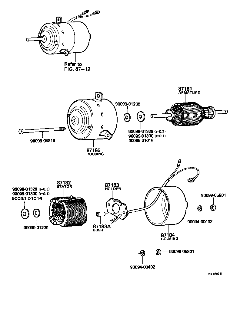 Heating Air Conditioning Blower Motor