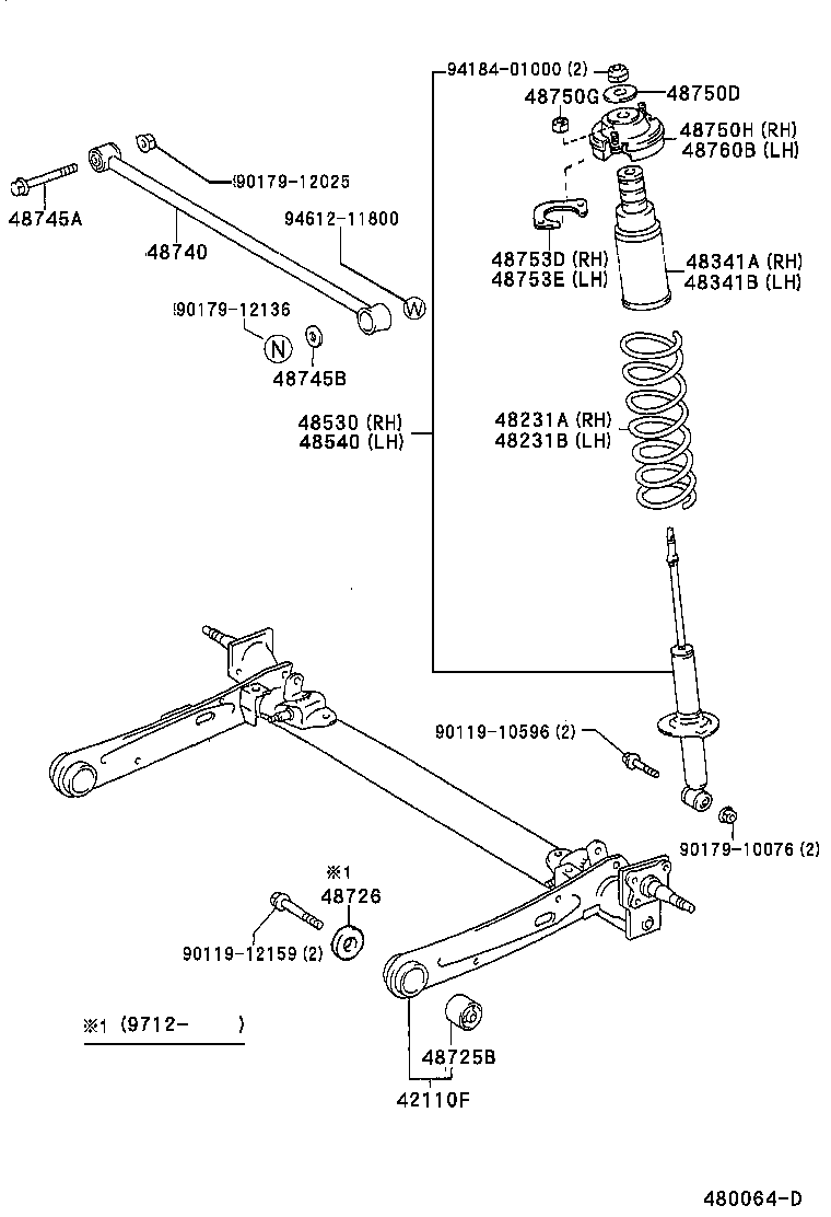 Rear Spring & Shock Absorber