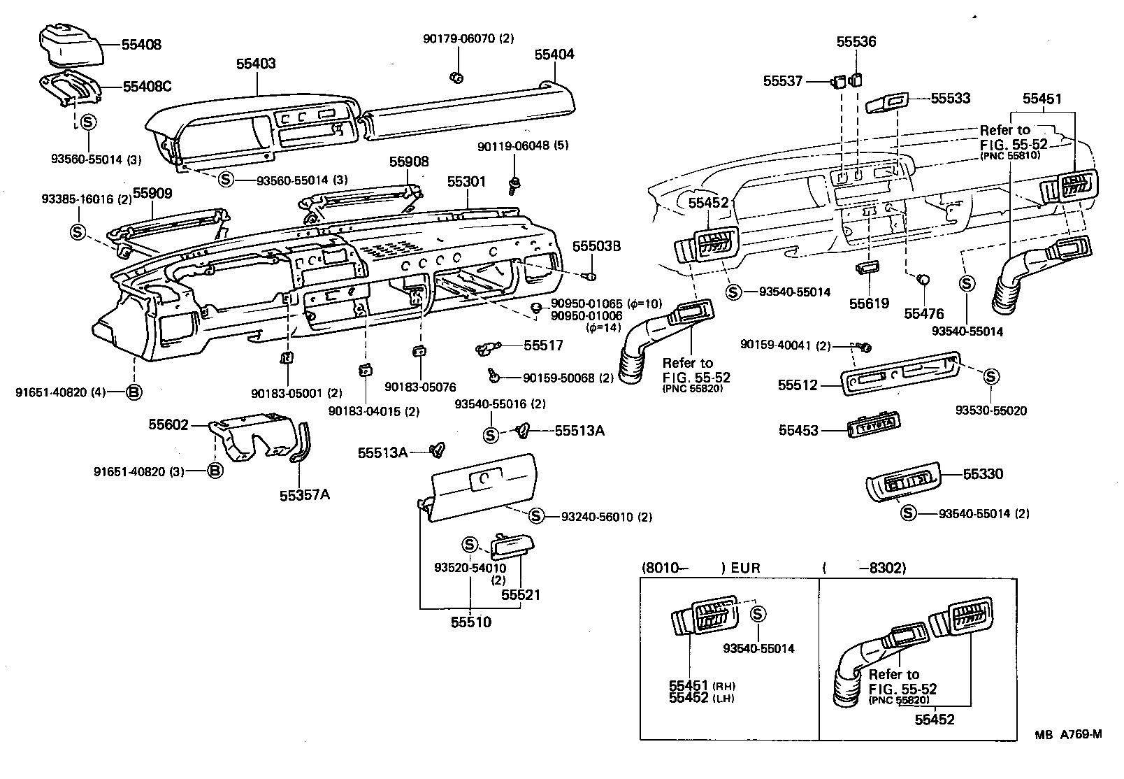 Instrument Panel Glove Compartment