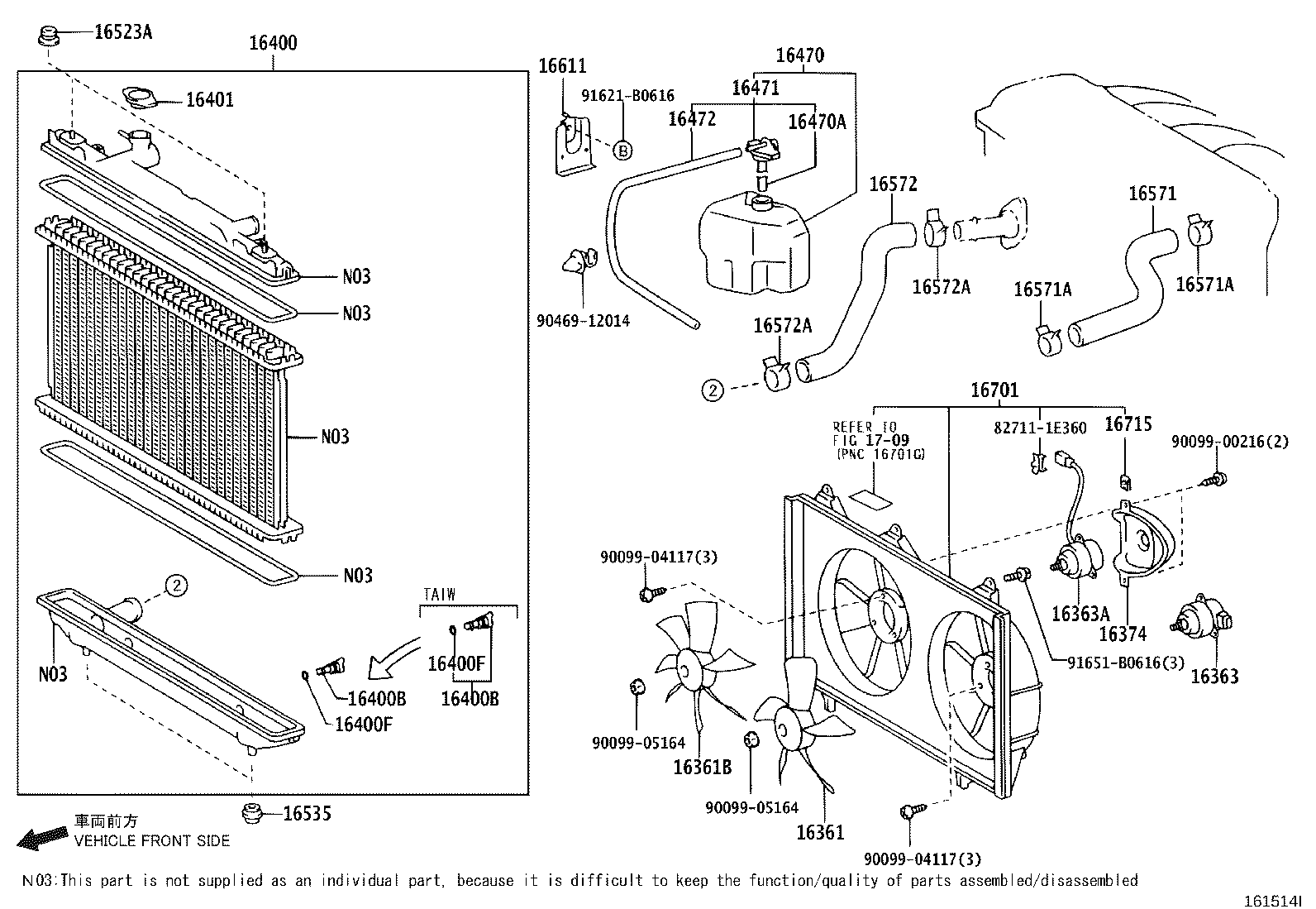 Radiator Water Outlet