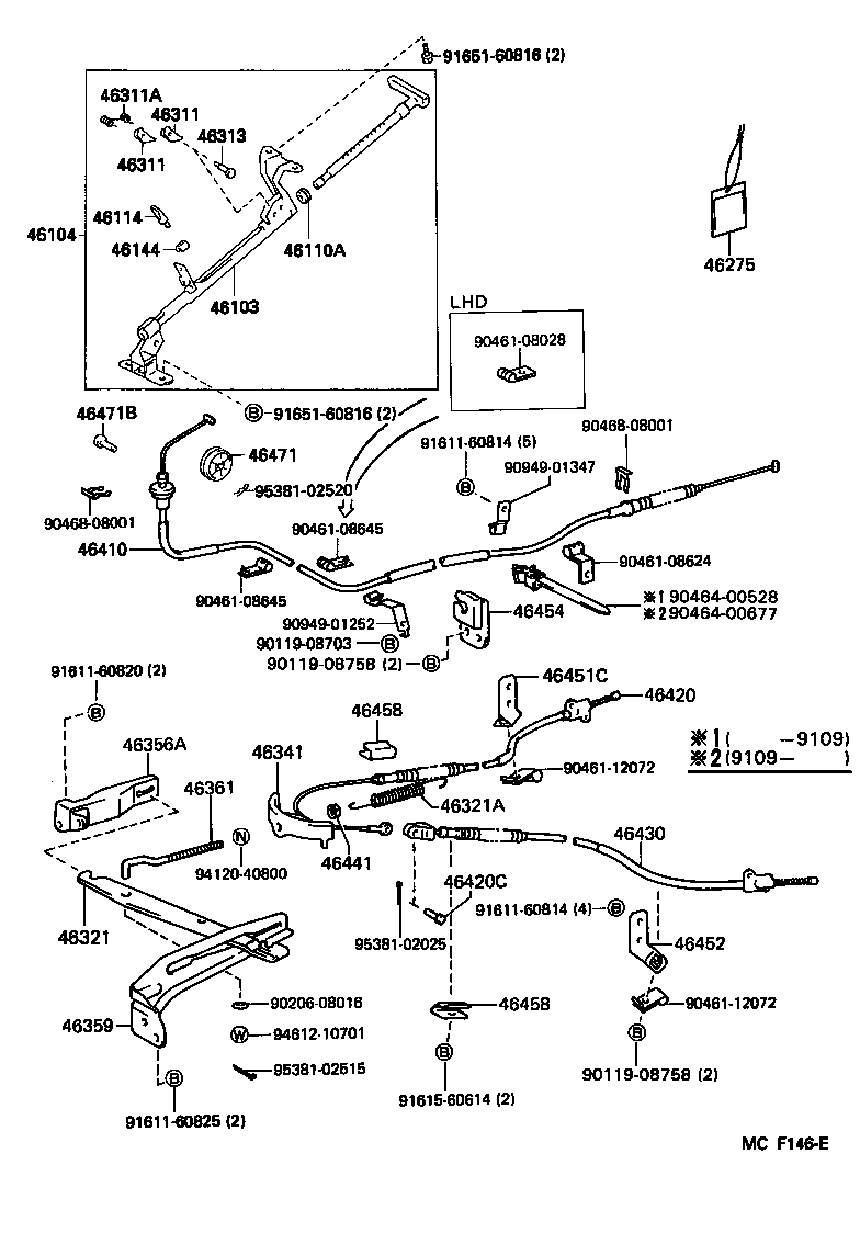 Parking Brake & Cable