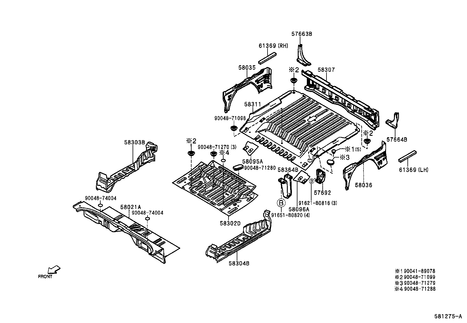 Rear Floor Panel