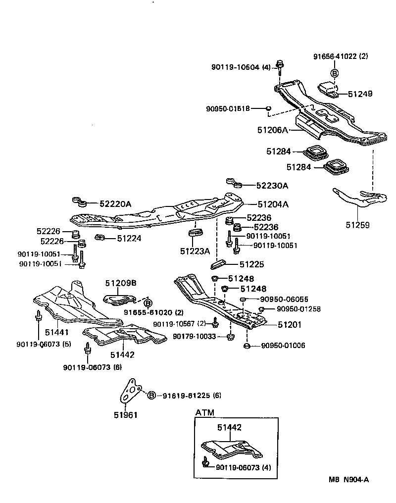 Suspension Crossmember & Under Cover