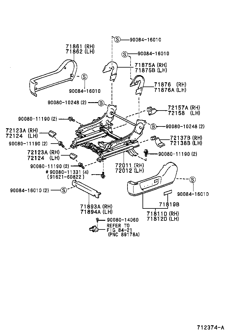 Front Seat & Seat Track