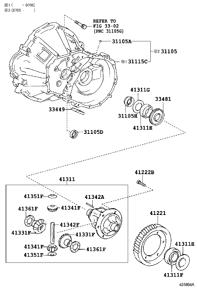 Front Axle Housing & Differential