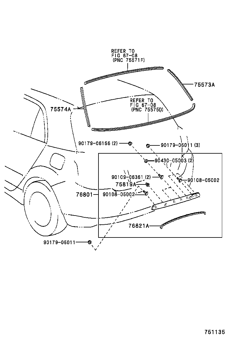 Rear Moulding