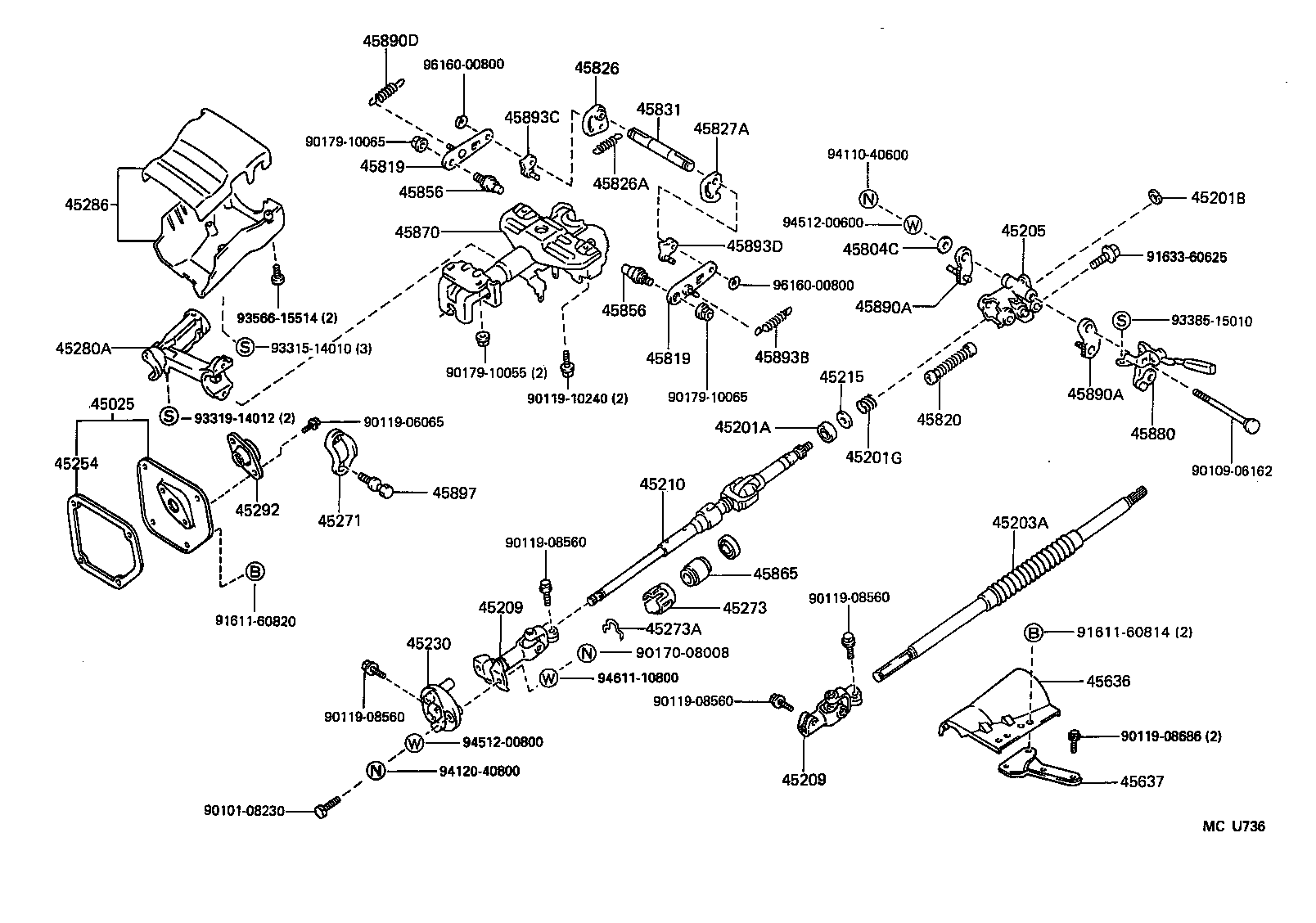 Steering Column & Shaft