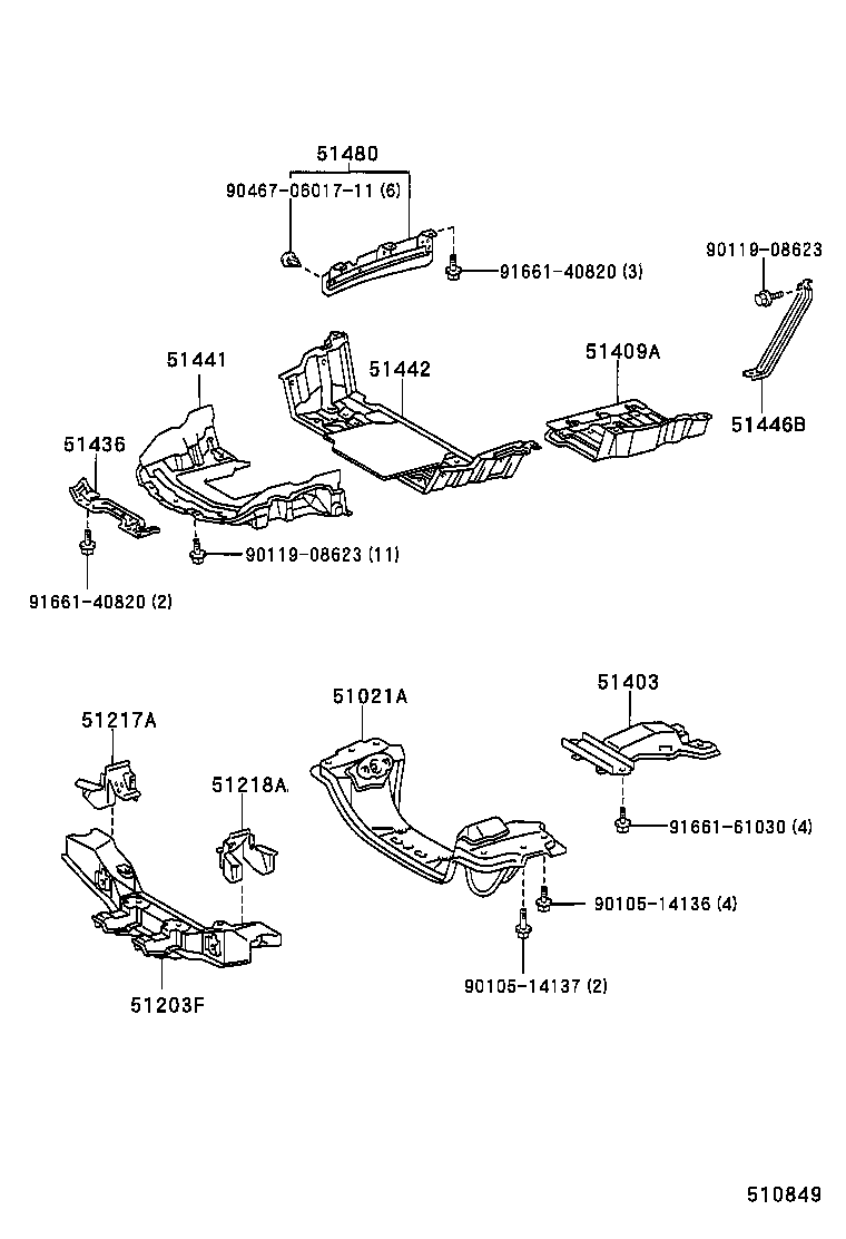 Suspension Crossmember & Under Cover