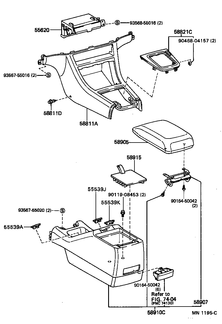 Console Box & Bracket