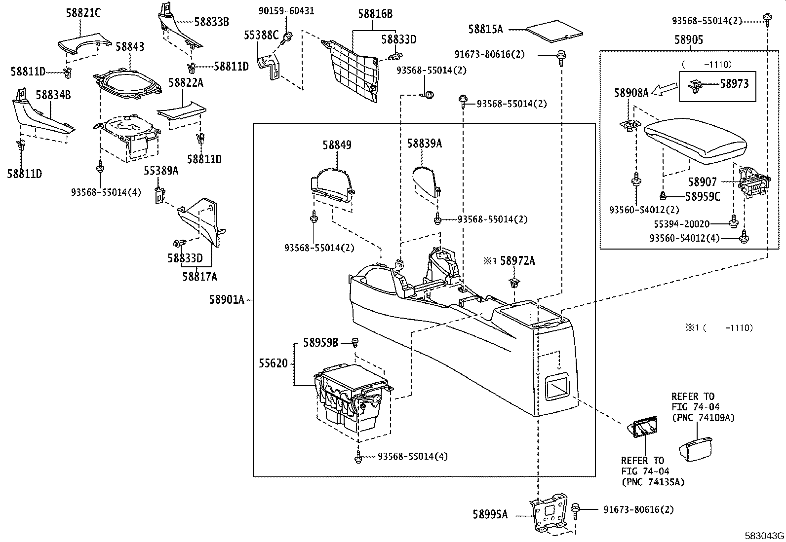 Console Box & Bracket