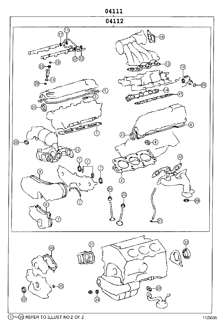 Engine Overhaul Gasket Kit