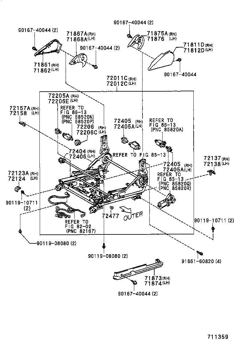 Front Seat & Seat Track