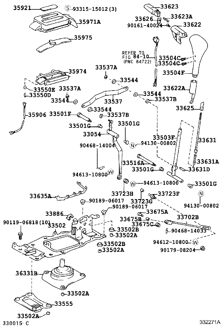 Shift Lever & Retainer