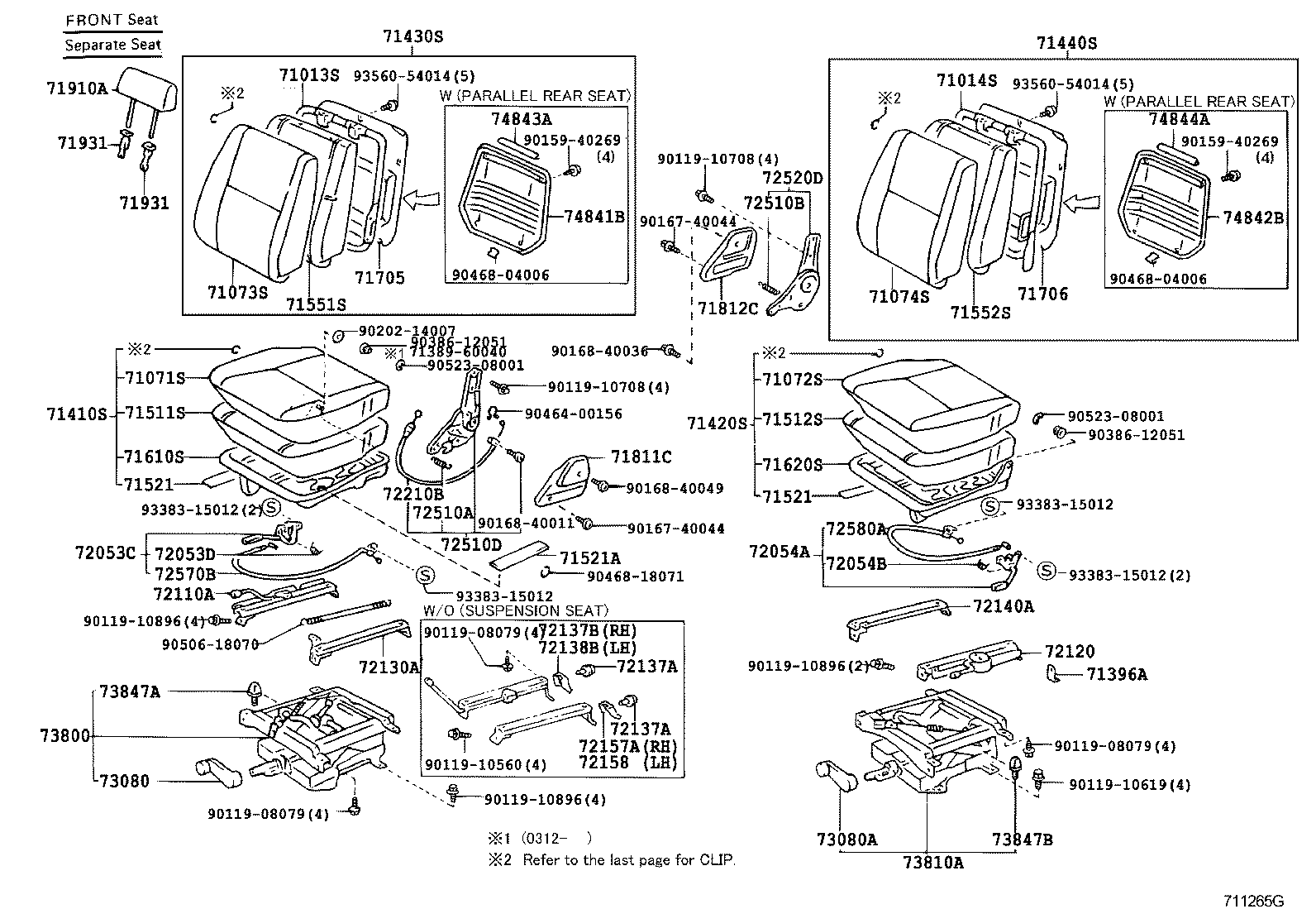 Seat & Seat Track