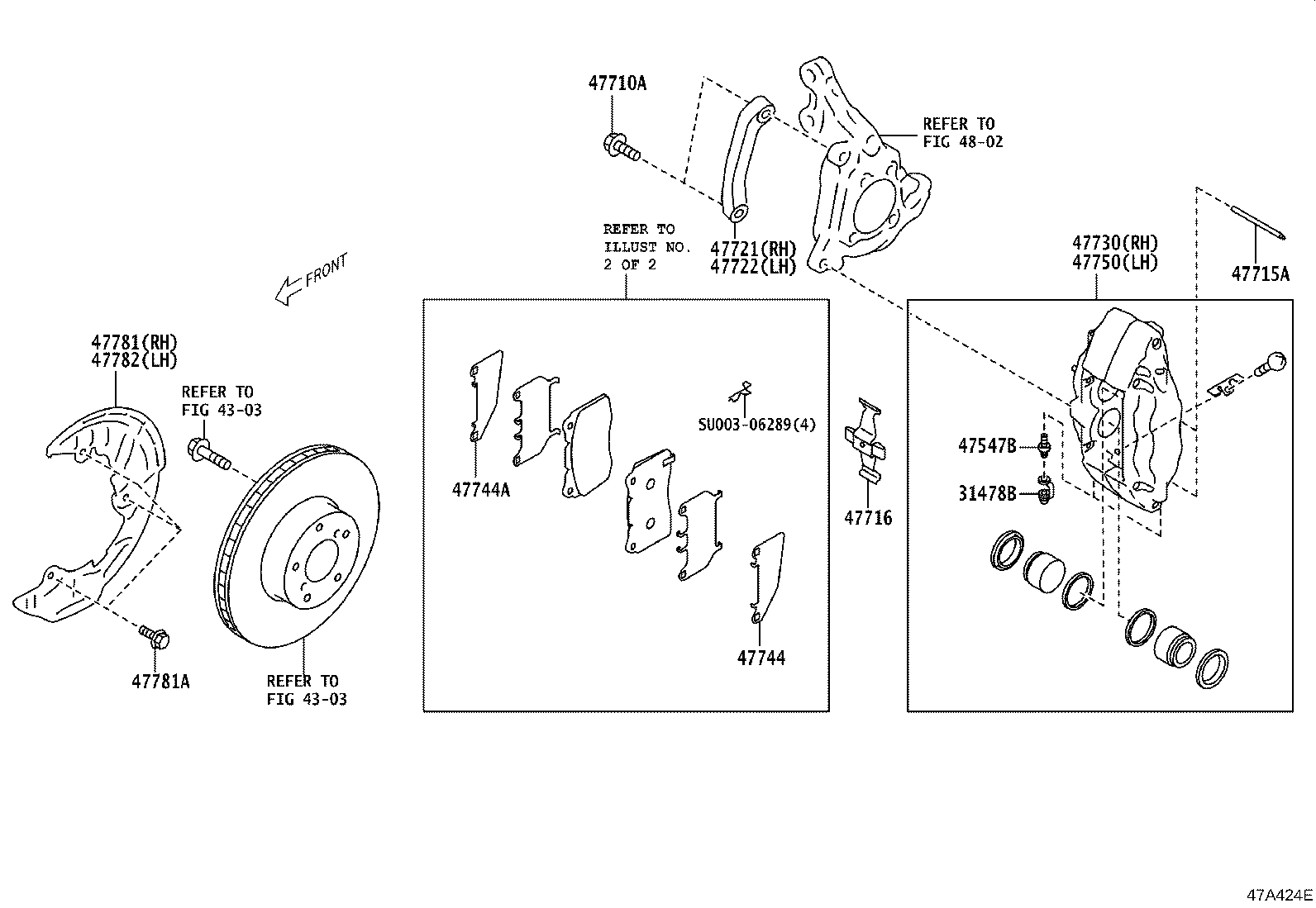 Front Disc Brake Caliper Dust Cover