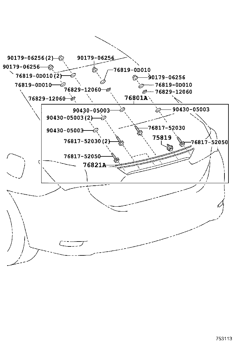 Rear Moulding