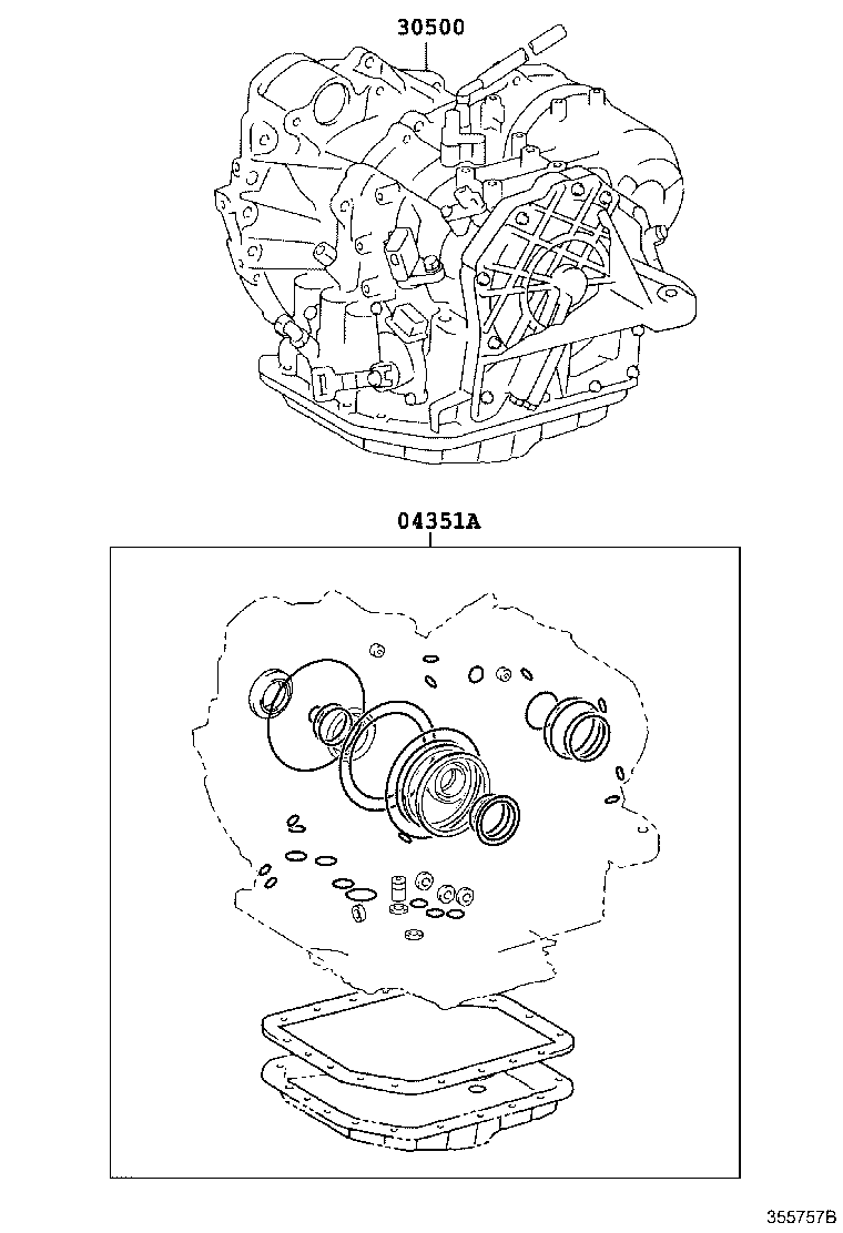 Transaxle Or Transmission Assy & Gasket Kit