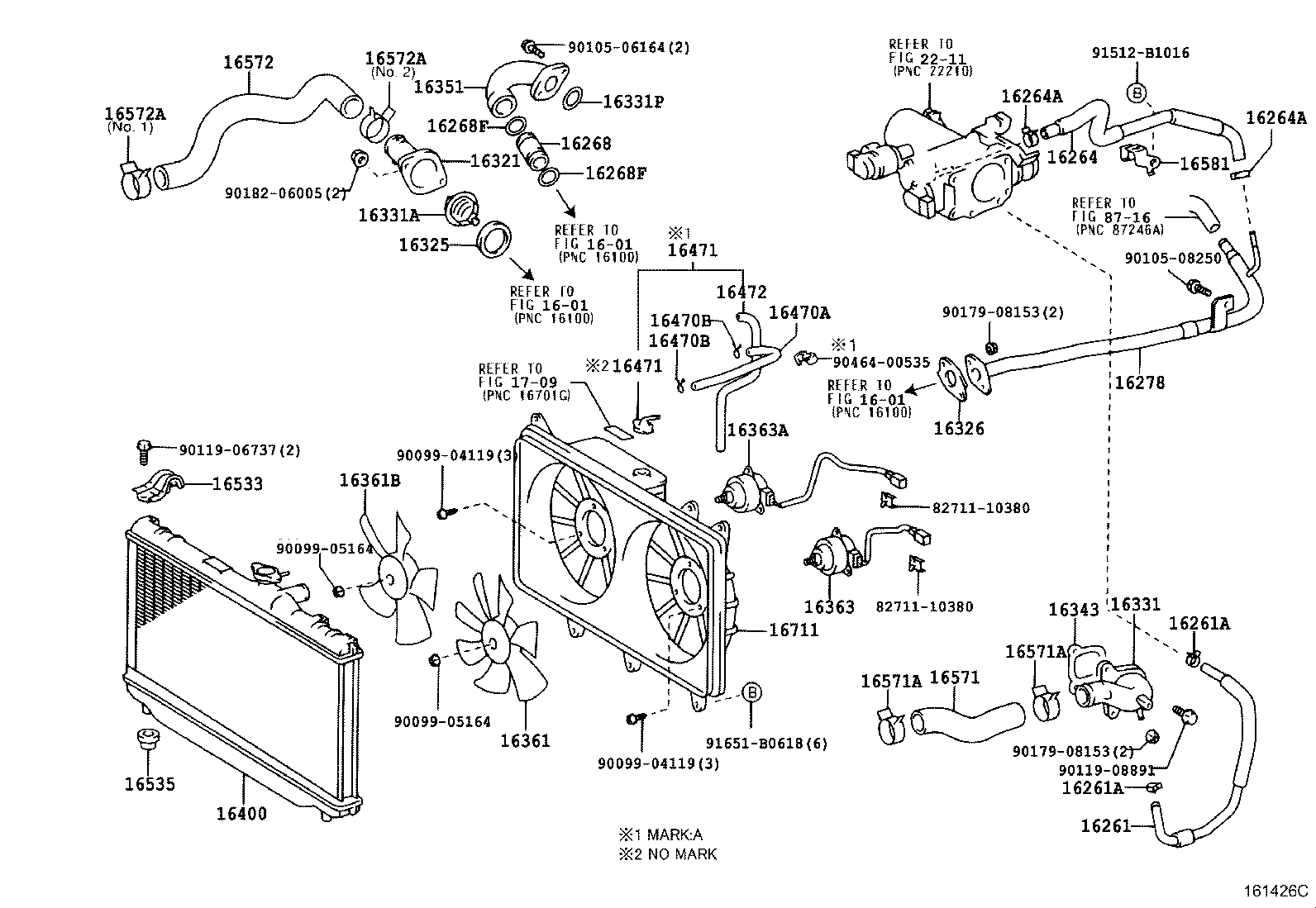 Radiator Water Outlet