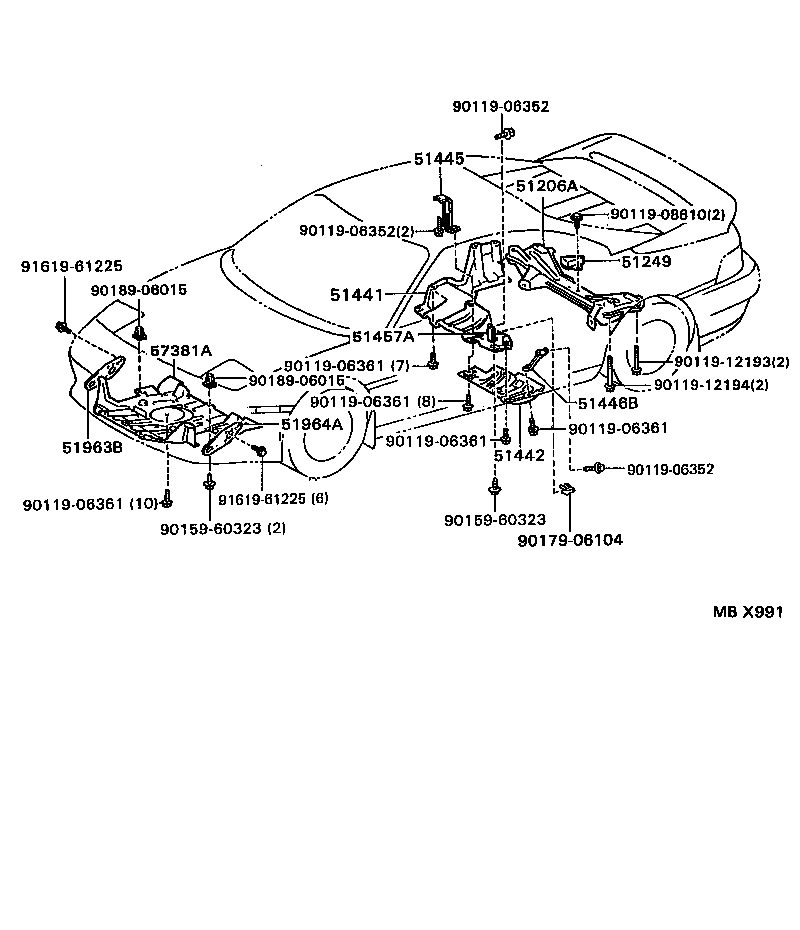 Suspension Crossmember & Under Cover