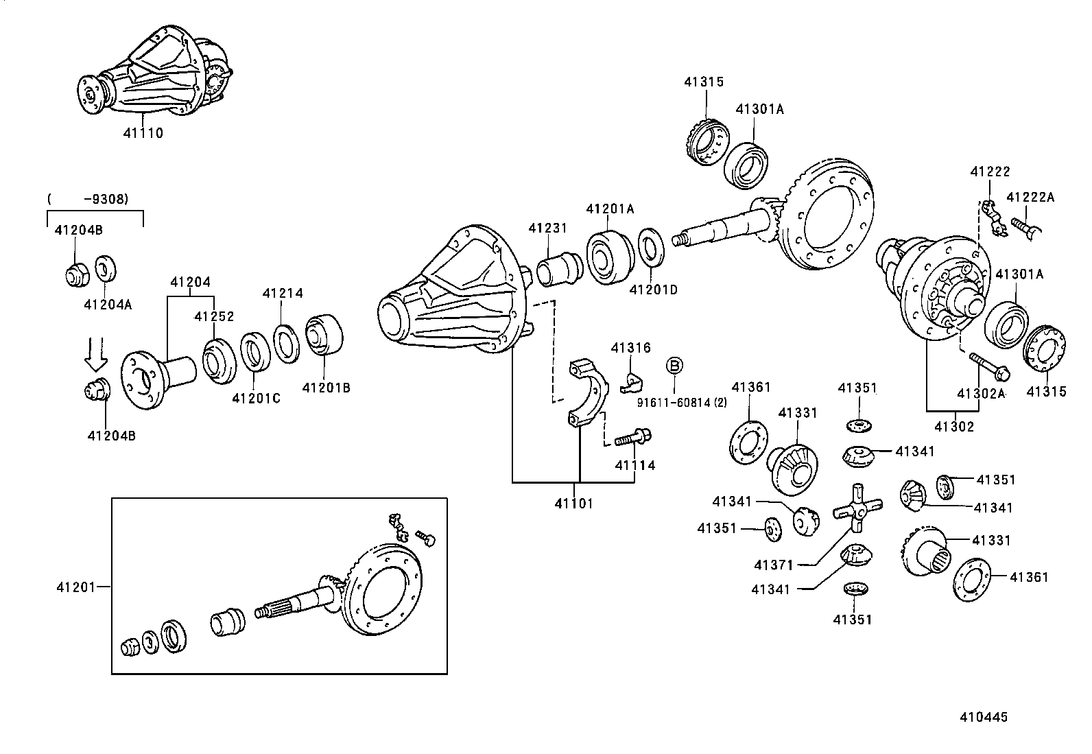 Rear Axle Housing Differential