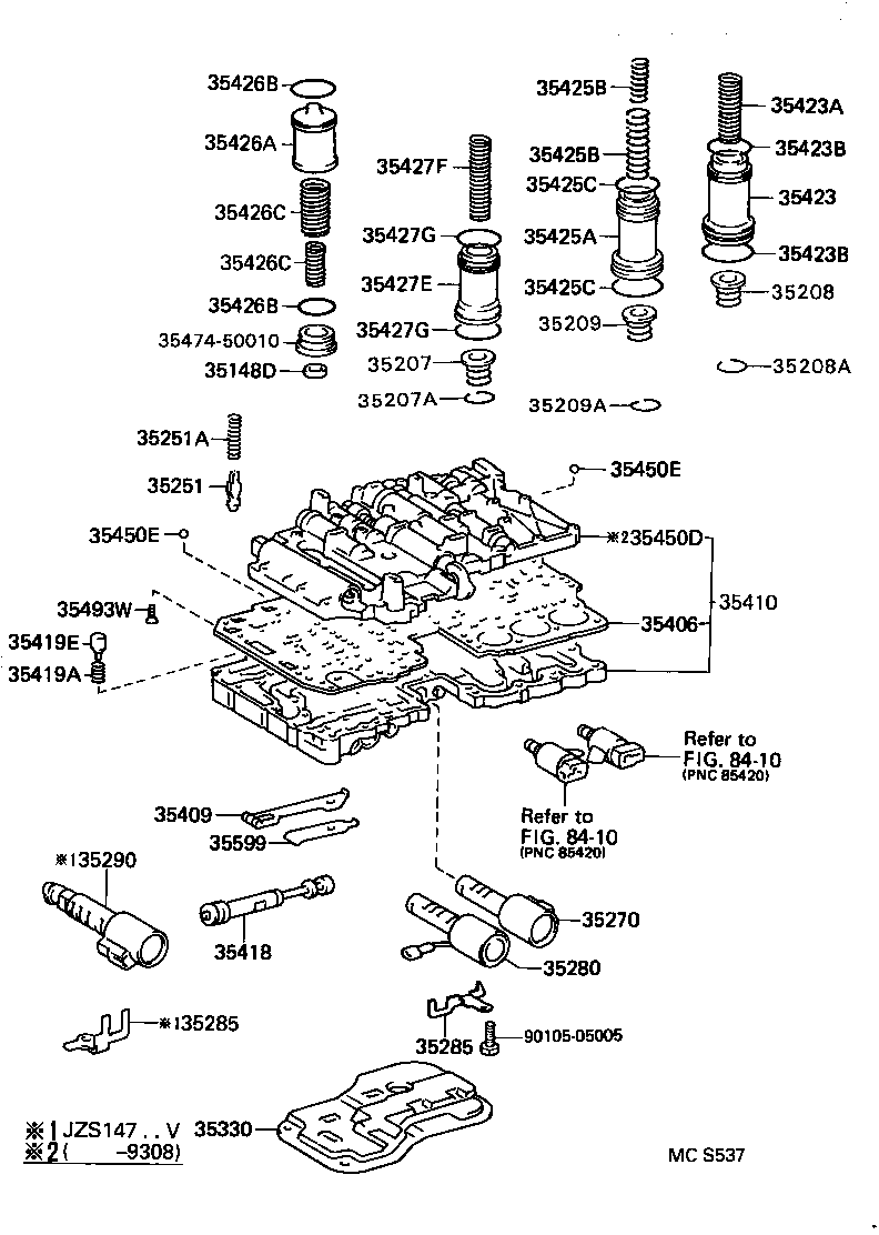 Colador de aceite del cuerpo de válvula