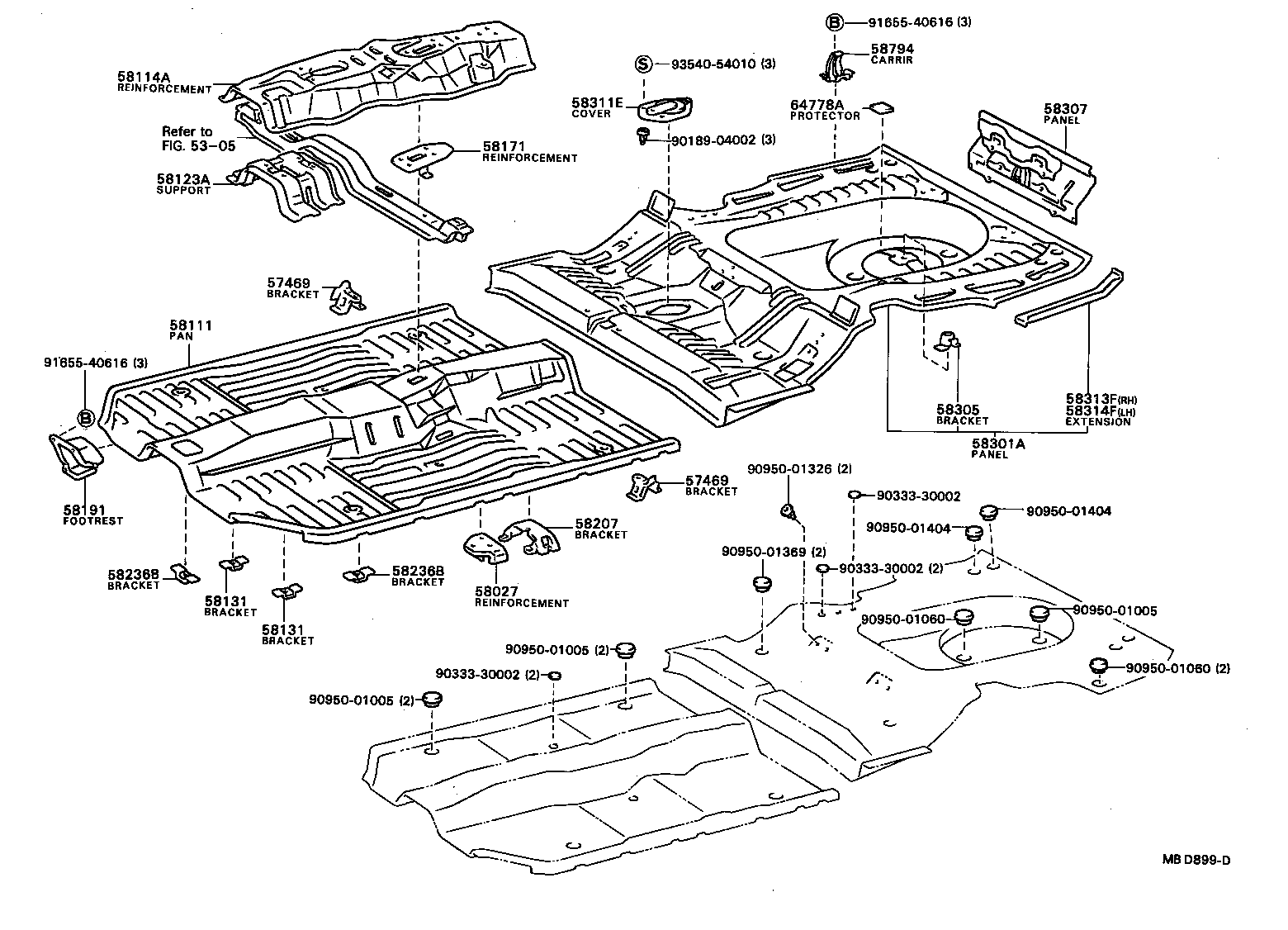 Floor Pan & Lower Back Panel