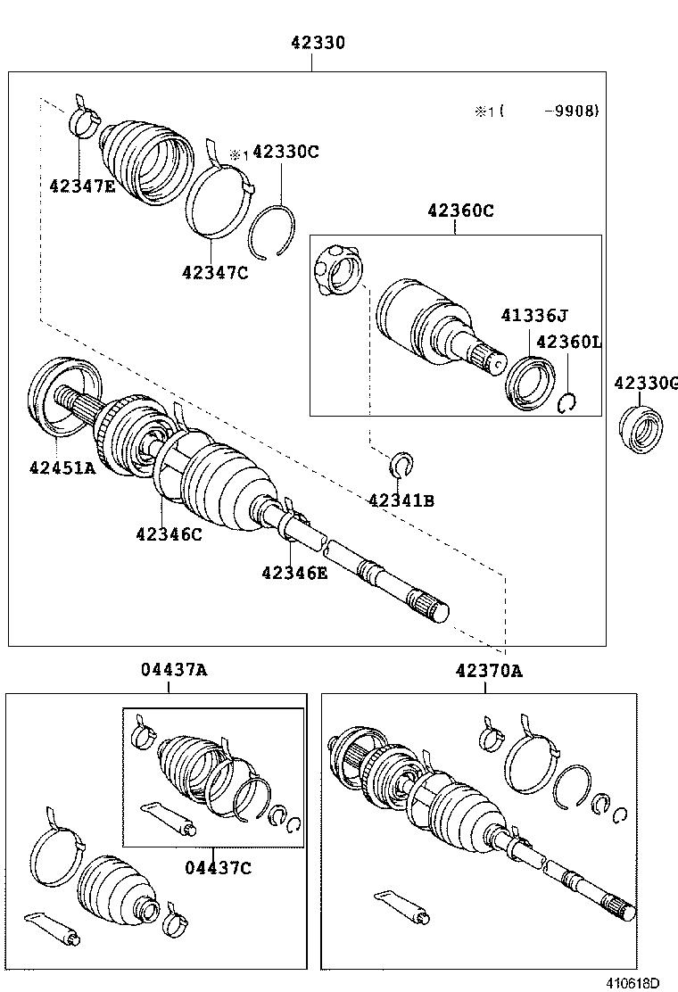 Rear Axle Shaft Hub