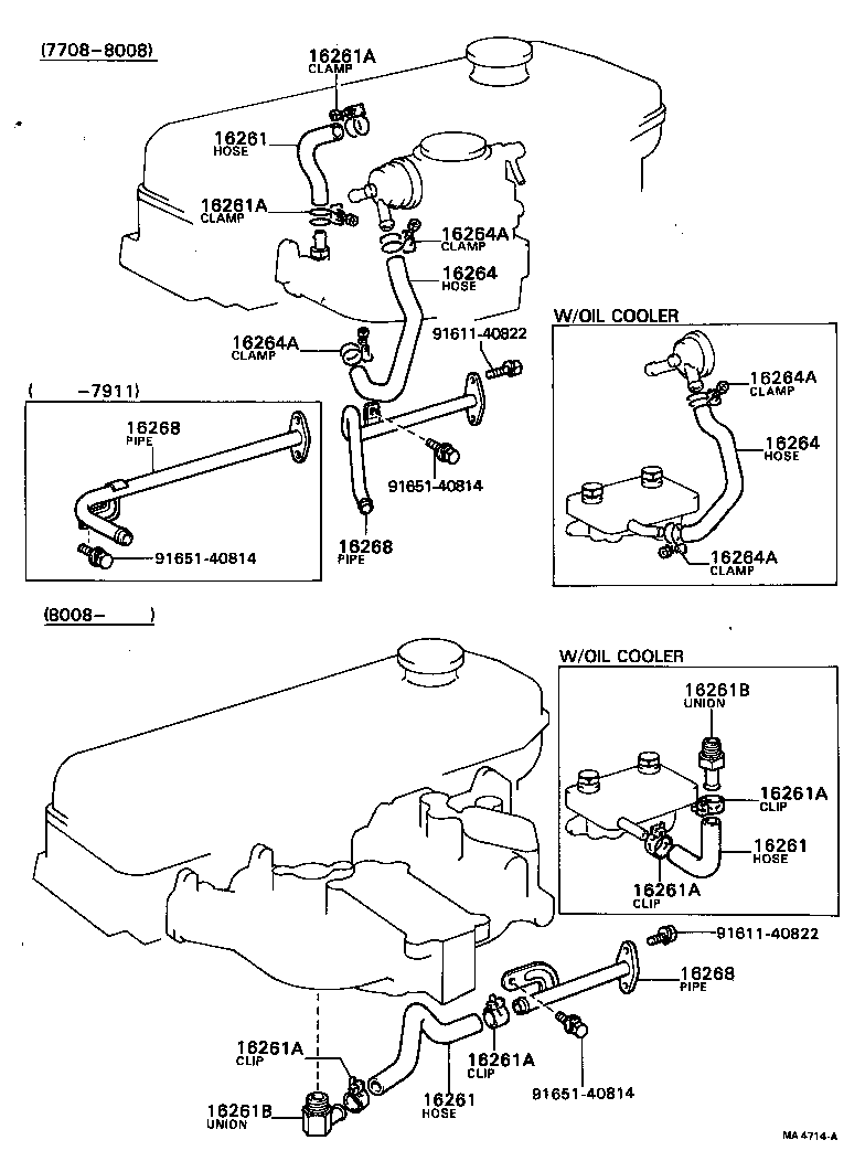 Radiator Water Outlet