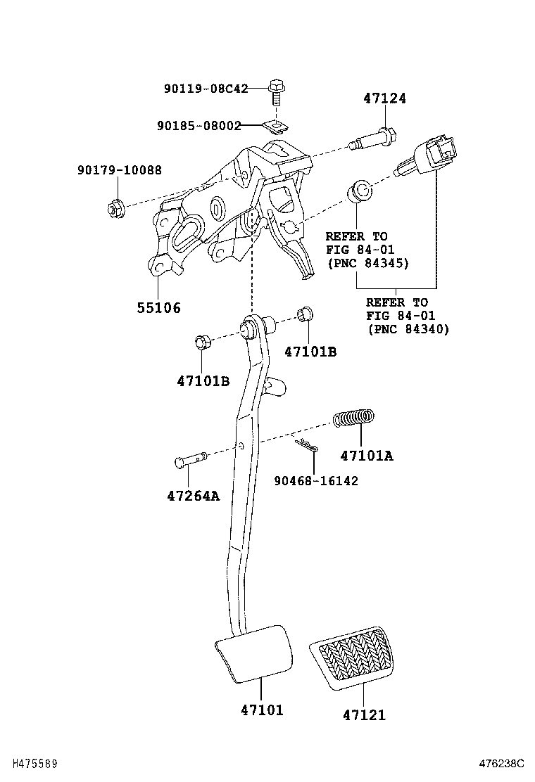 Brake Pedal & Bracket