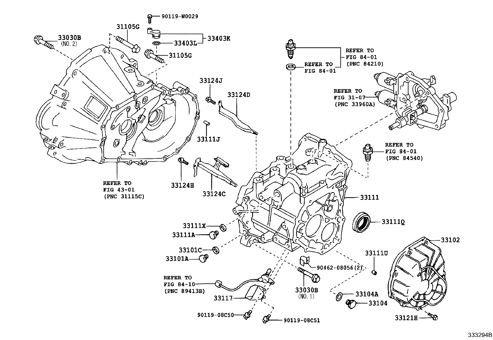 Clutch Housing + Transmission Case