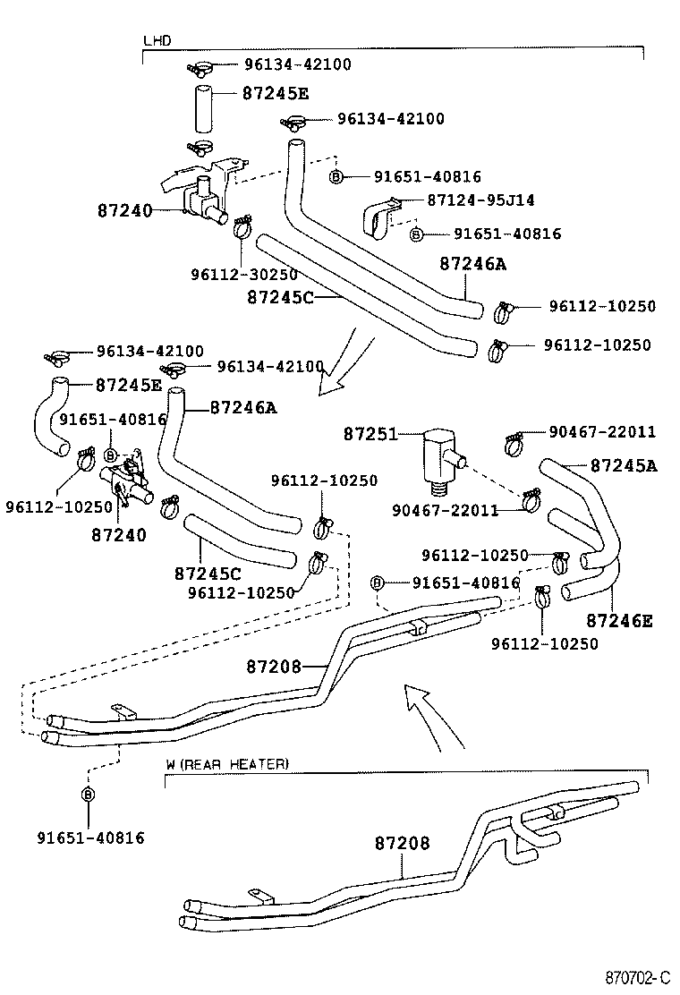 Tuberías de agua para calefacción y aire acondicionado