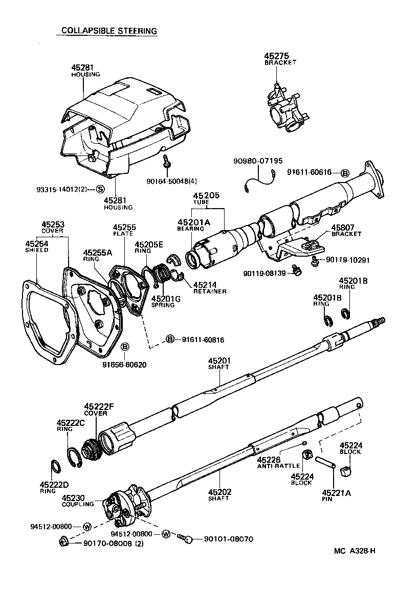 Steering Column & Shaft