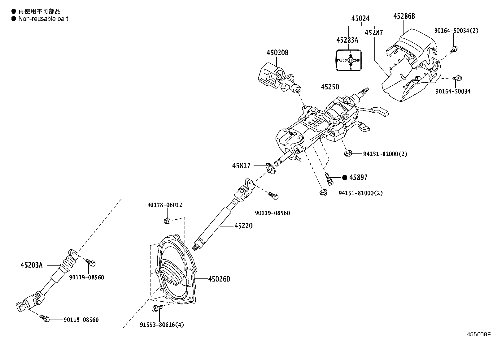 Steering Column & Shaft