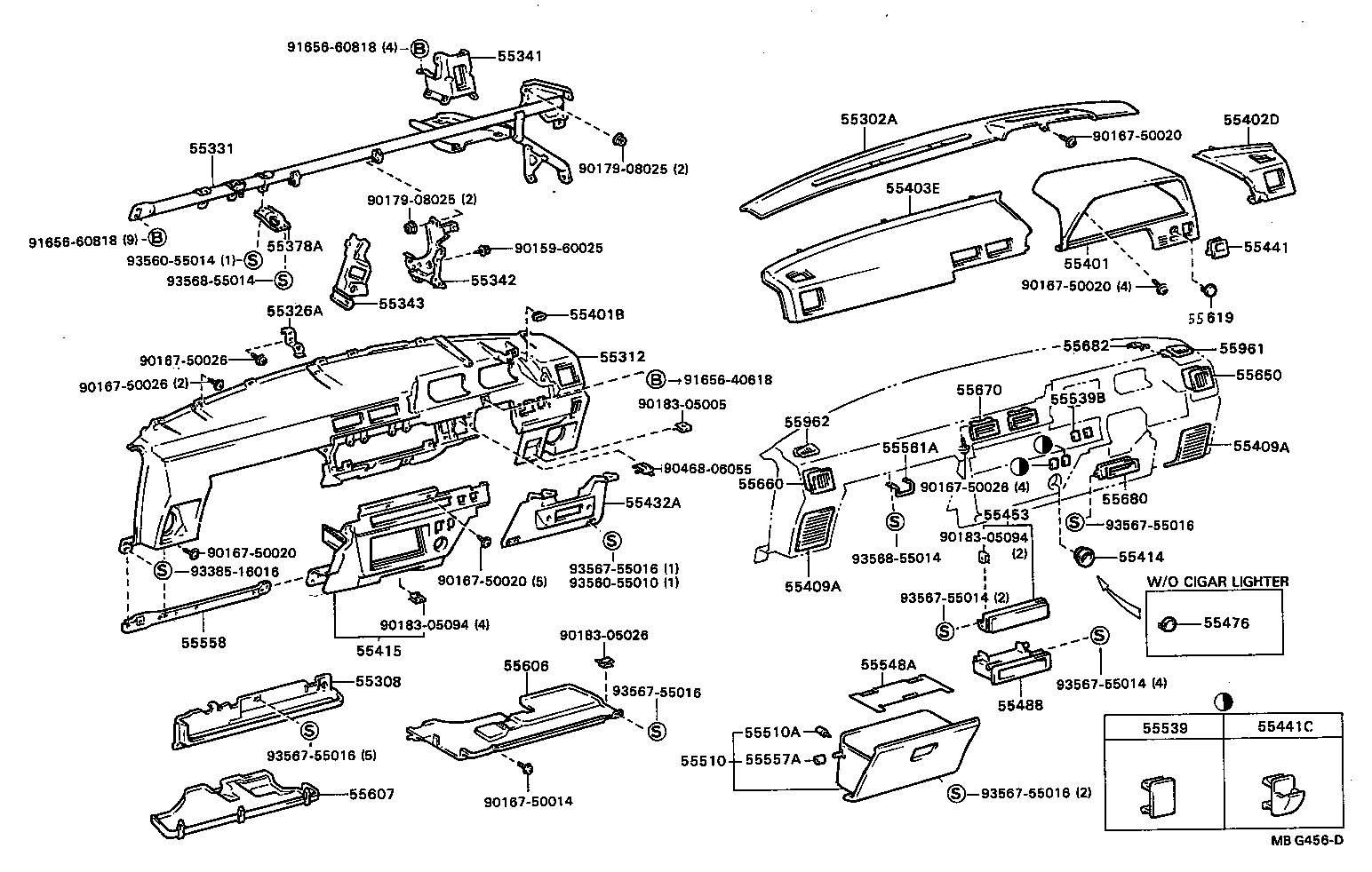 Instrument Panel Glove Compartment