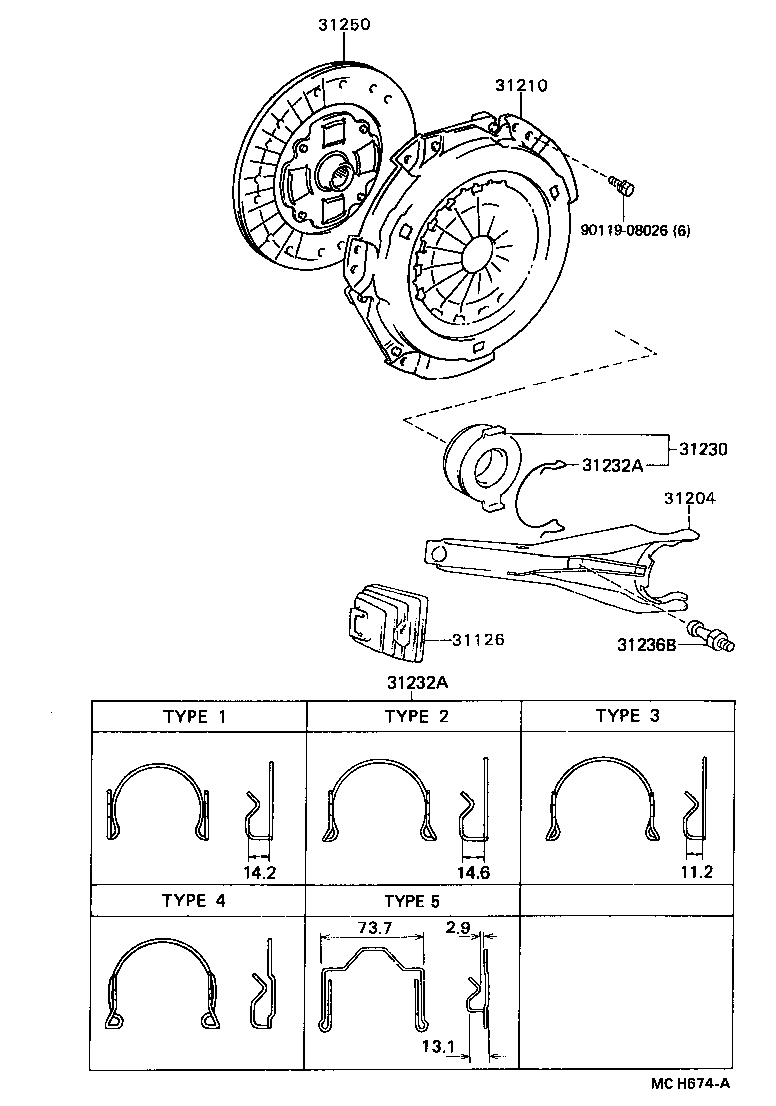 Clutch & Release Fork