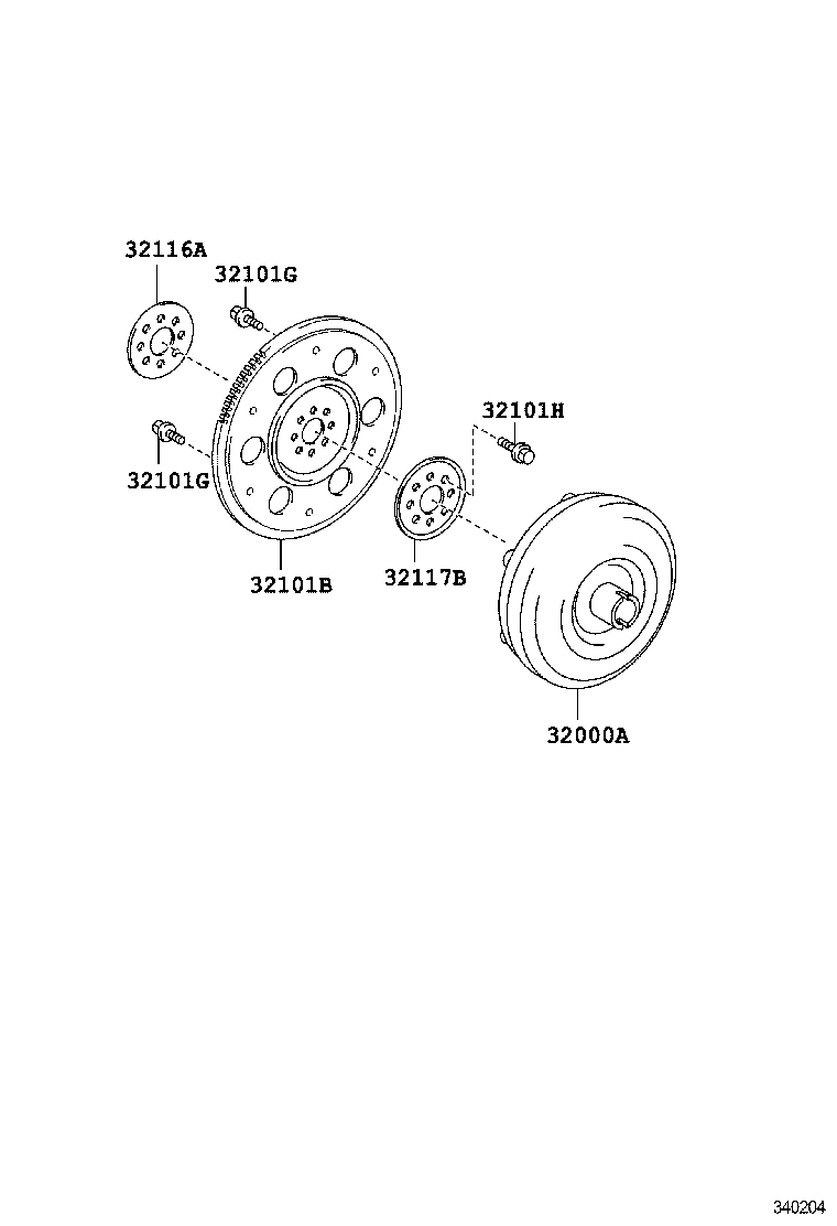Torque Converter Front Oil Pump