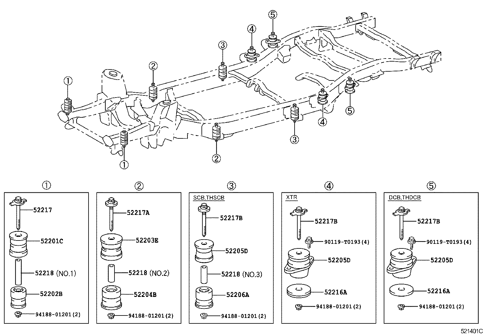 Cab Mounting & Body Mounting