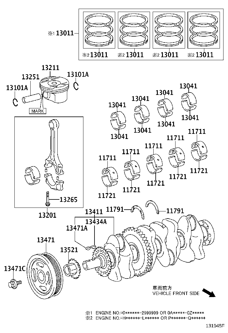 Cigüeñal y pistón