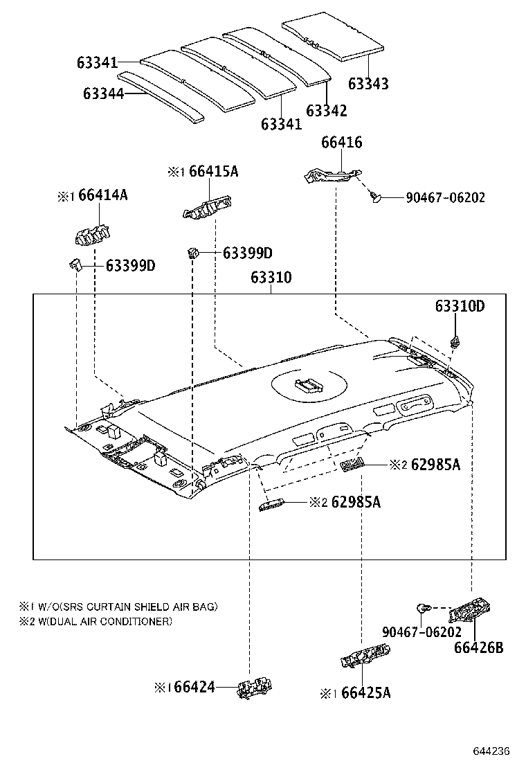 Headlining & Silencer Pad