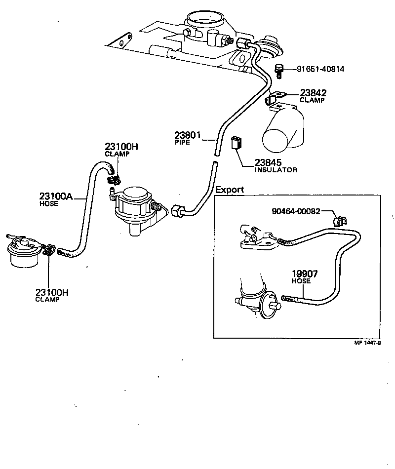 Fuel Pipe Clamp