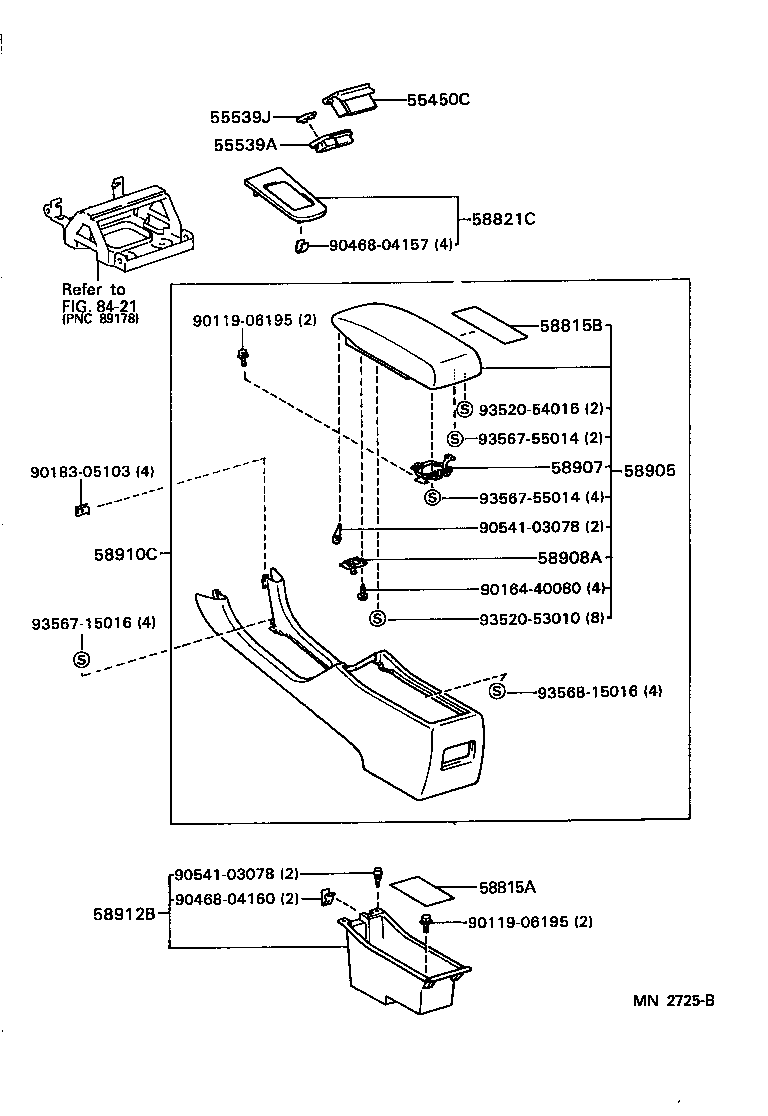 Console Box & Bracket