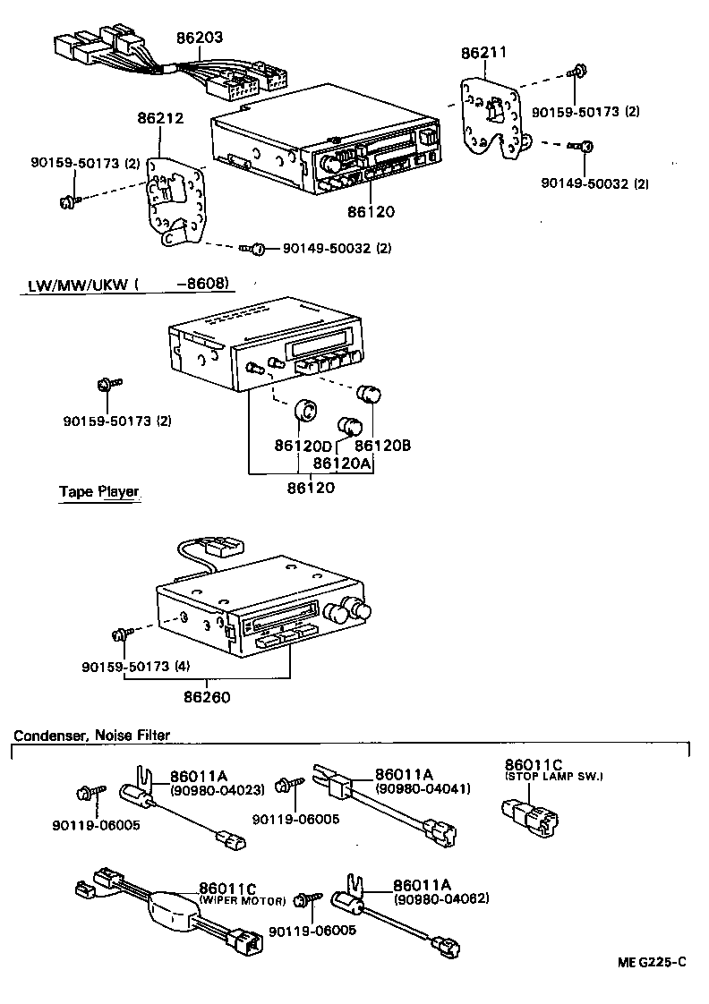 Radio Receiver & Amplifier & Condenser